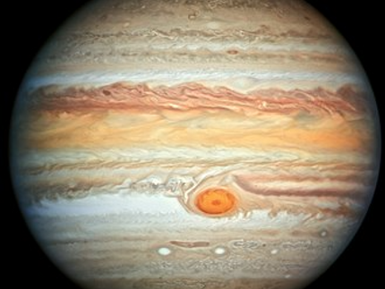 Jupiter: Near-true colour view in 2019[a]